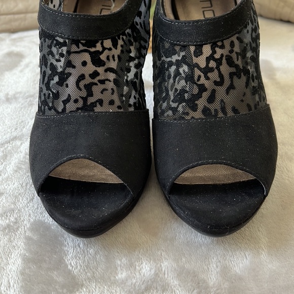 MODA black open toed heel 8 - Picture 8 of 11